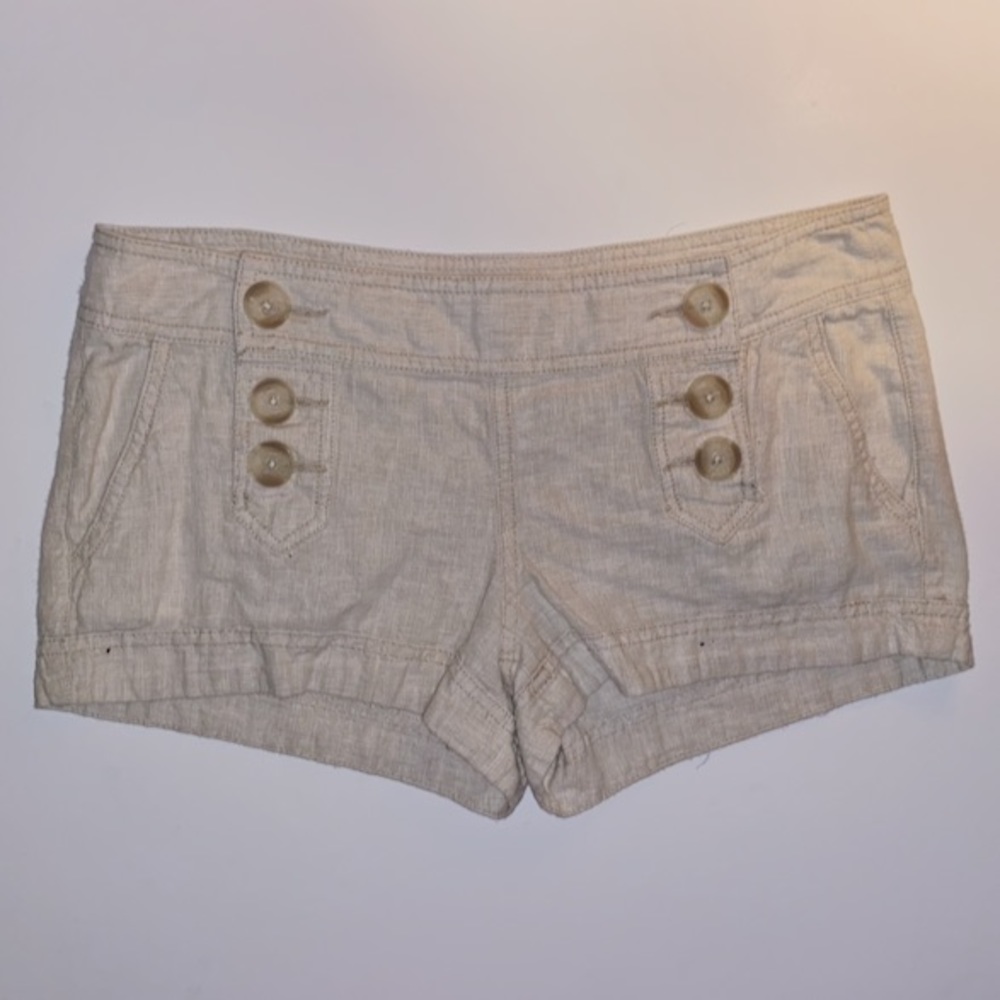 Express Nude Colored Shorts Size: 2